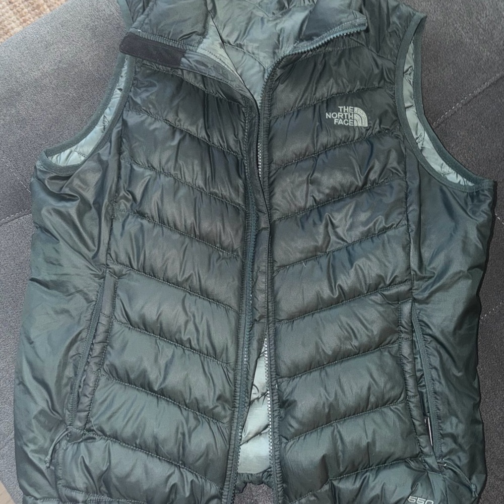 The North Face Quilted Vest in Forest Green